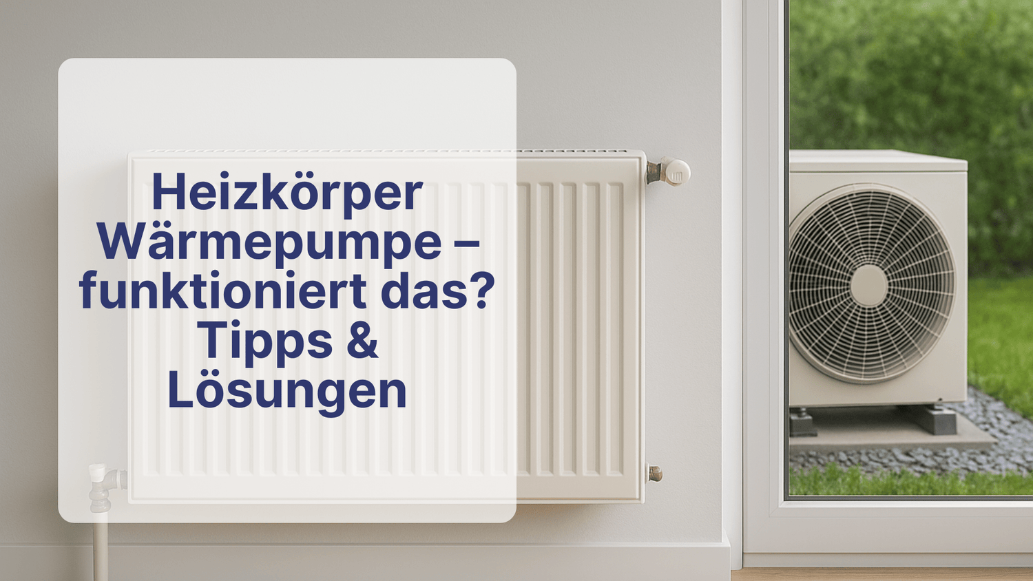 Heizkörper Wärmepumpe – funktioniert das? Tipps & Lösungen | Sollero - Sollero