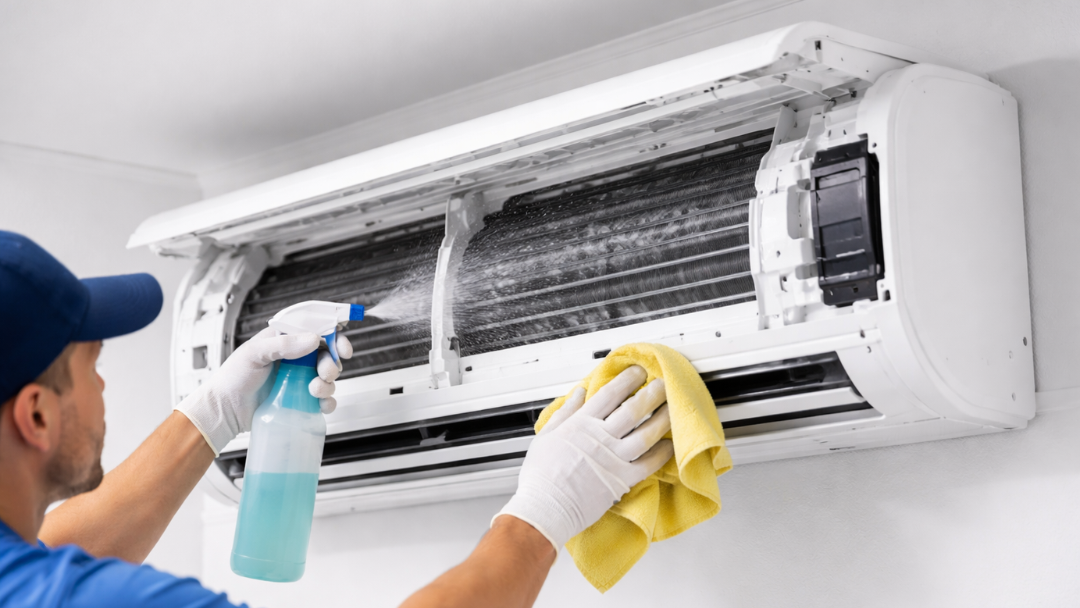 Desinfizieren Klimaanlage: So entfernst du Mief, Schimmel und Bakterien