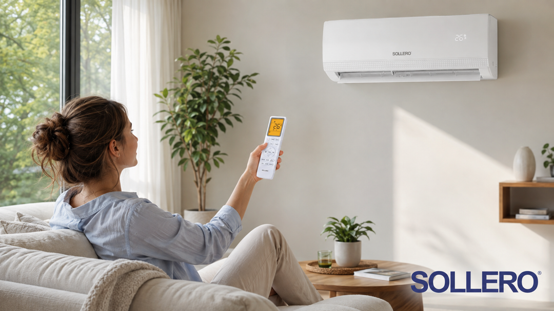 Sollero Klimaanlage mit originaler Fernbedienung richtig einstellen