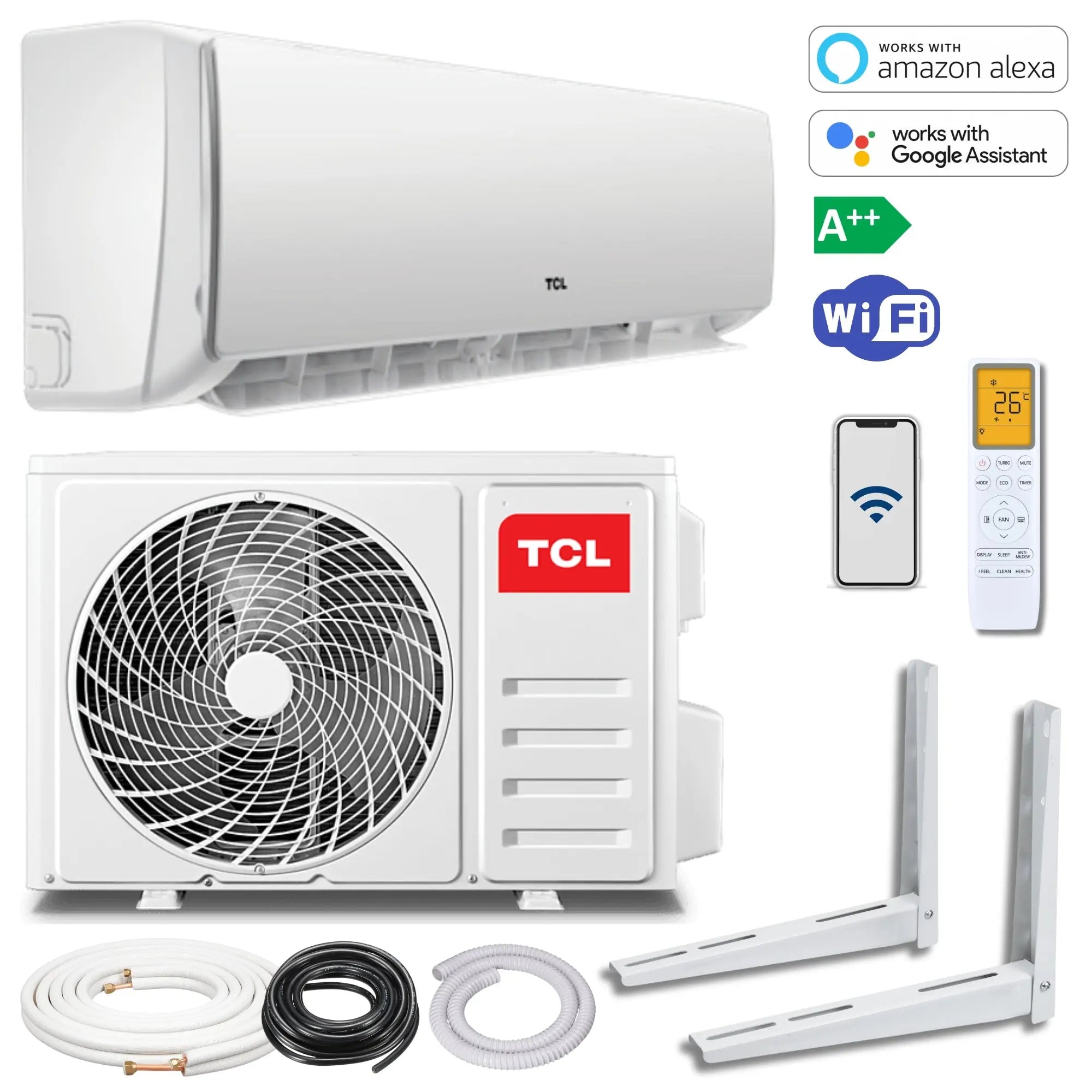 TCL Split Klimaanlage | XA71I | 18000 BTU | mit Montageset TCL