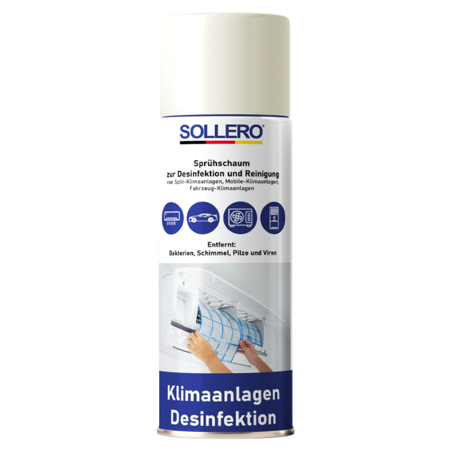 Sollero Klimaanlagen Reiniger & Desinfektion (500ml)
