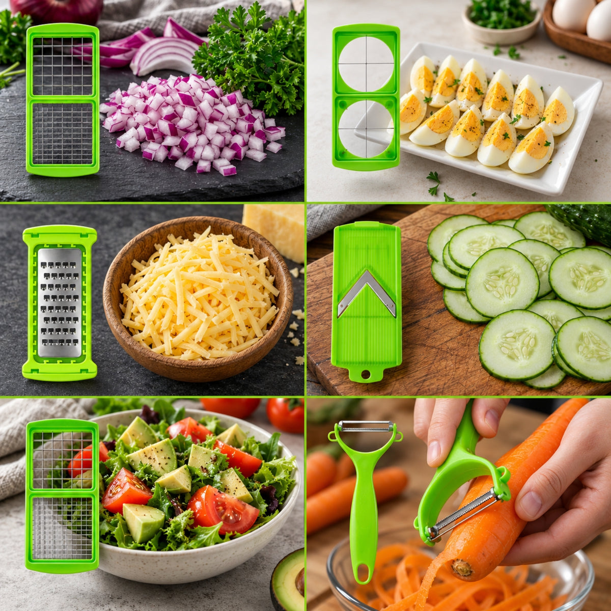 Sollero Gemüseschneider 12-in-1 – SmartChop