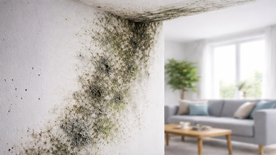schimmel an der wand