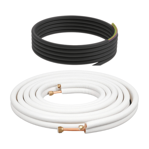 Sollero 1 - 15m Kältemittelleitung 1/4“ + 1/2