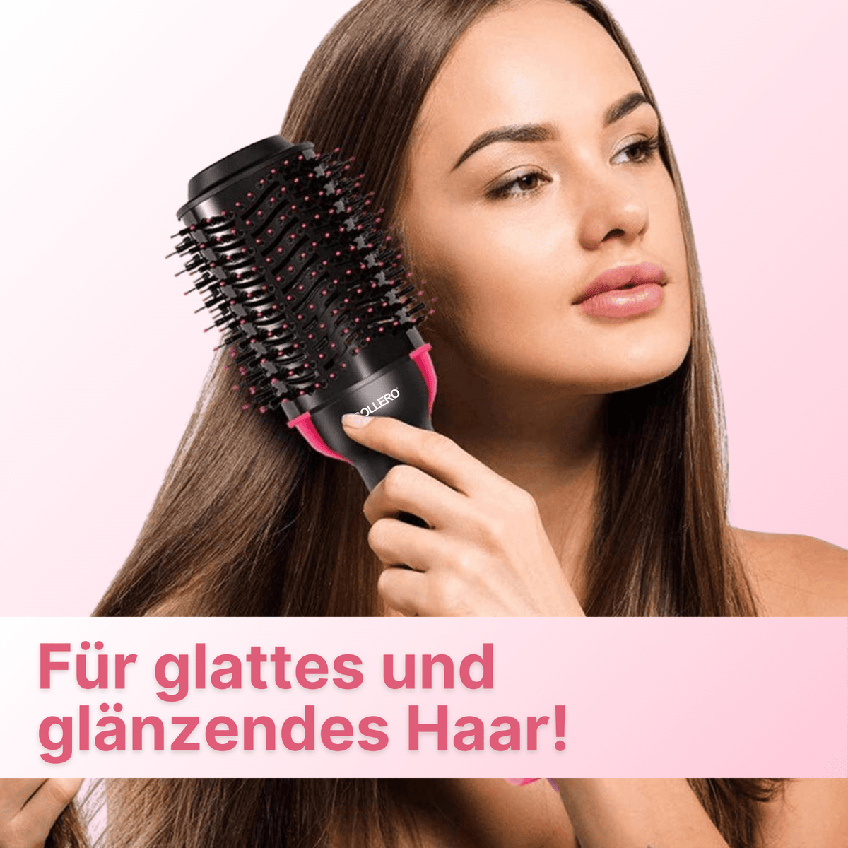 Sollero 4-in-1 Warmluftbürste – Föhn, Lockenstab & Glätteisen